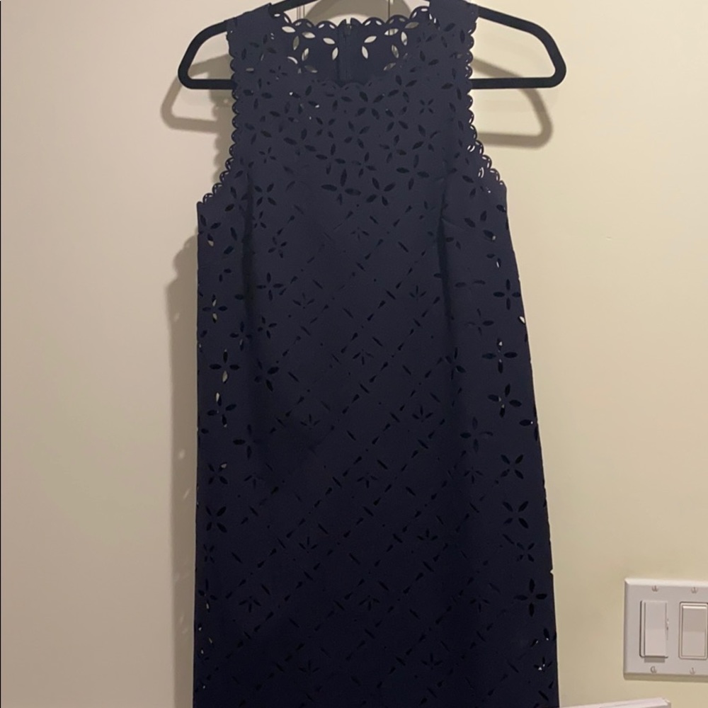 navy j crew dress